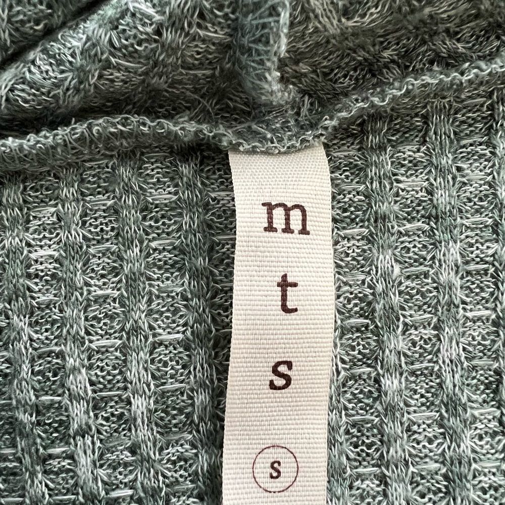 Sage Boyfriend fit hooded Cardigan - Picture 3 of 4